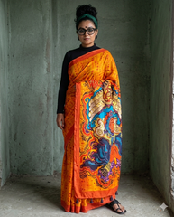 Eye Chakra Saree