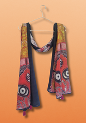 Crowned Durga Dupatta