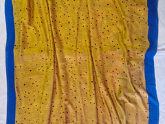 Blue-Blessed Durga Saree
