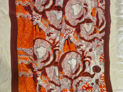 Golden Goddess Durga Saree