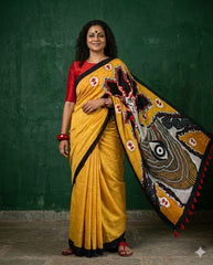 Black Lotus Saree