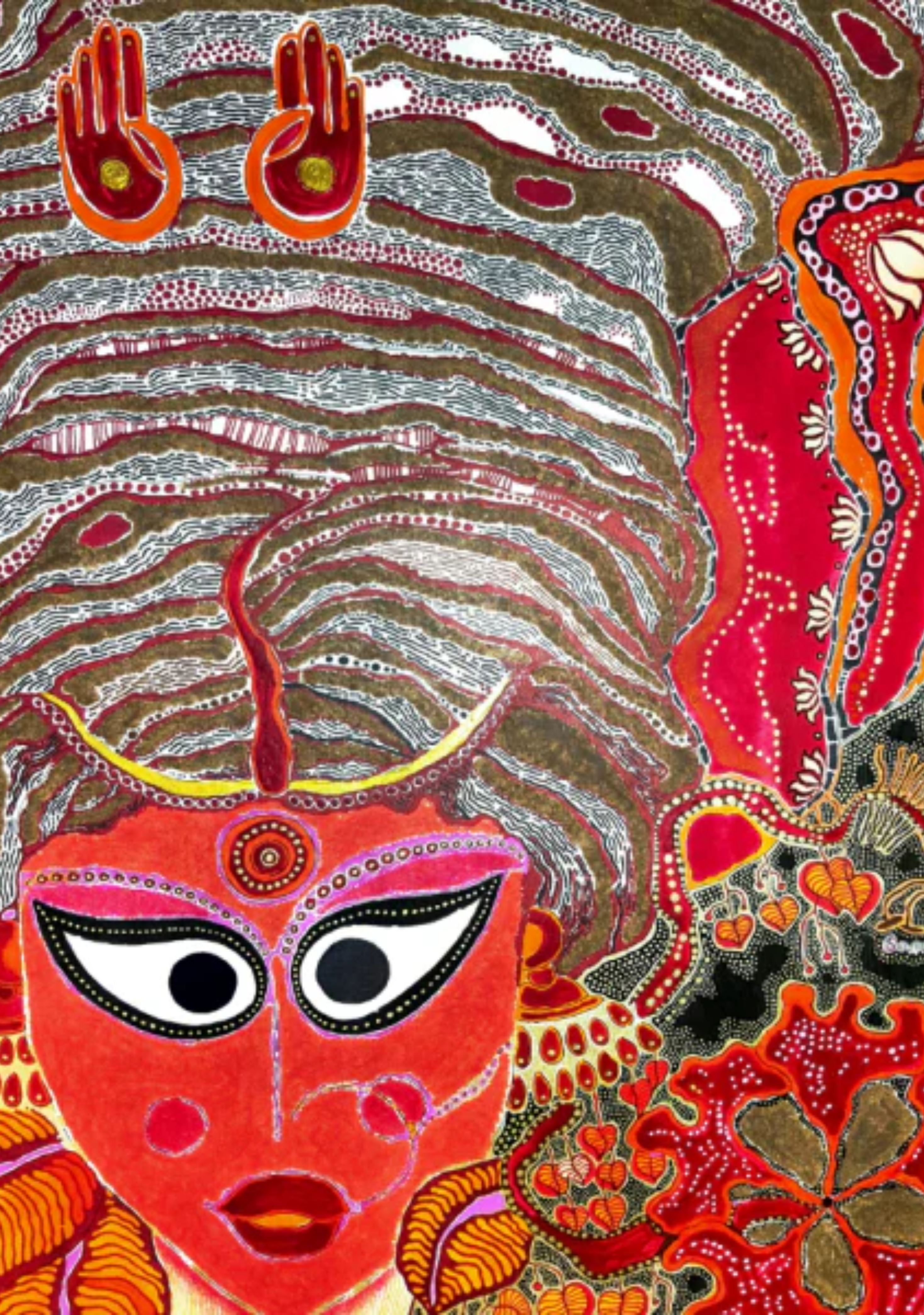 Durga Brown Stole