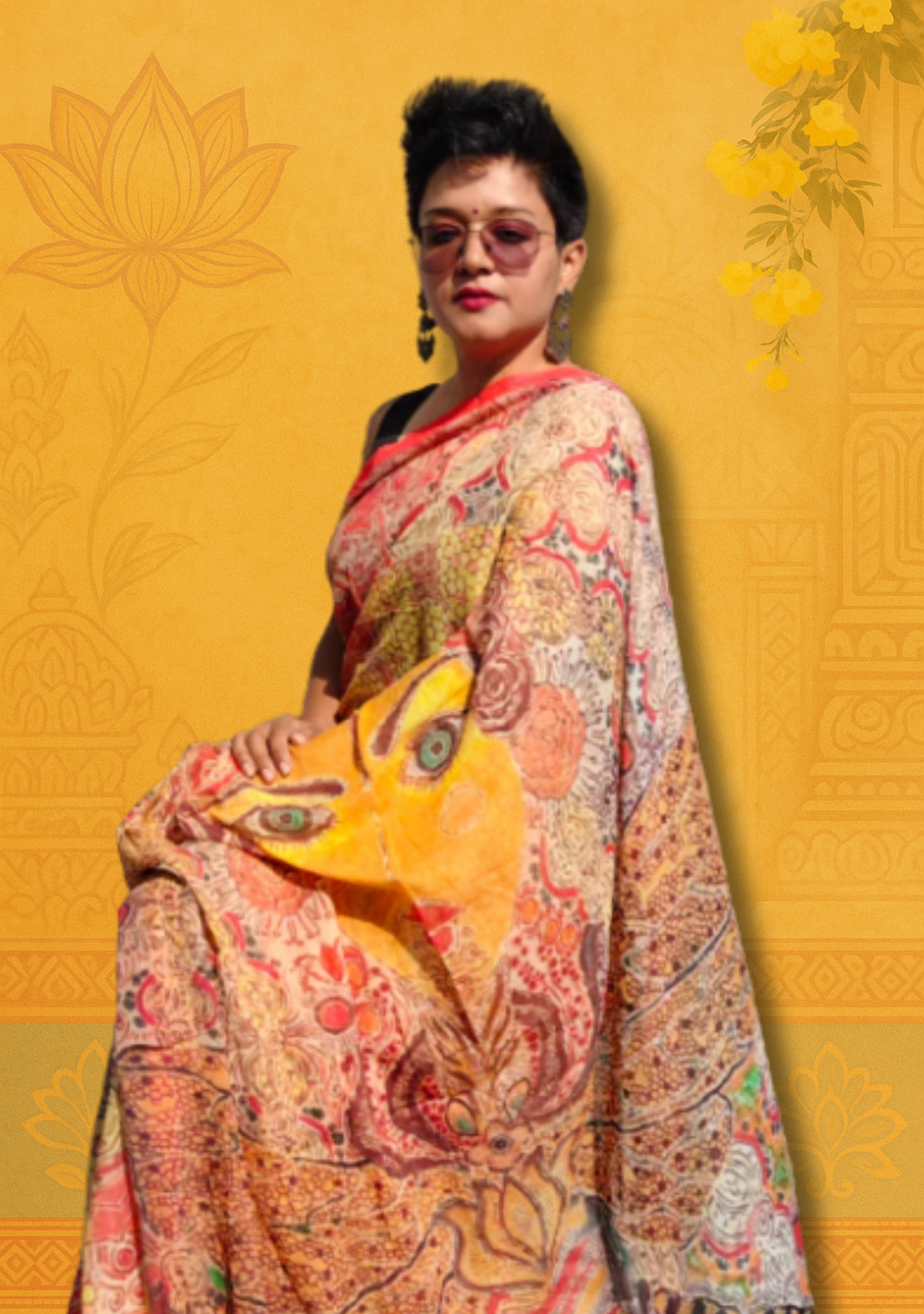Honeybee Silk Saree