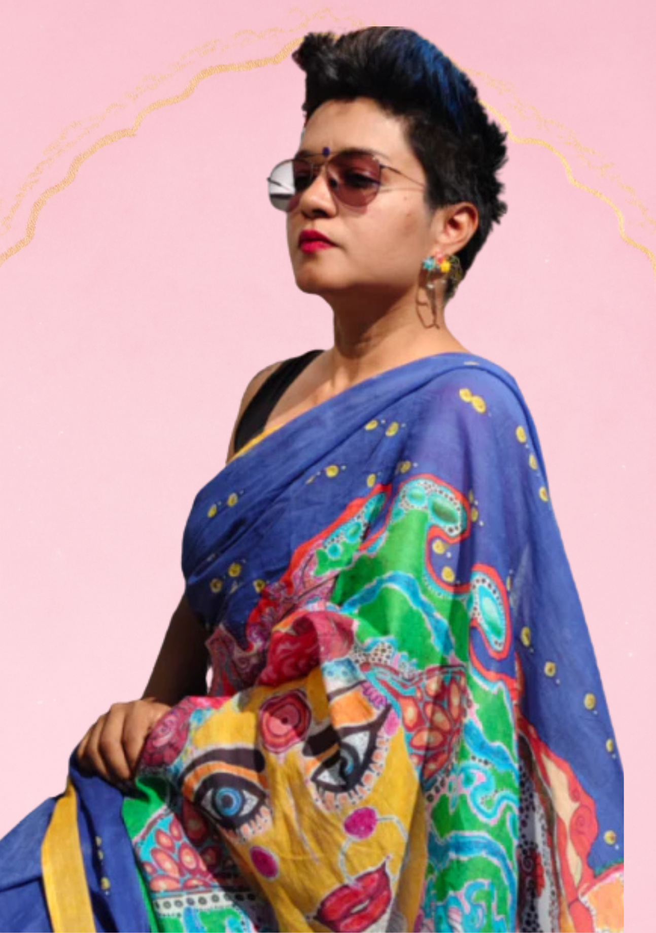 Raasleela Mul Saree