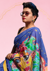 Raasleela Mul Saree