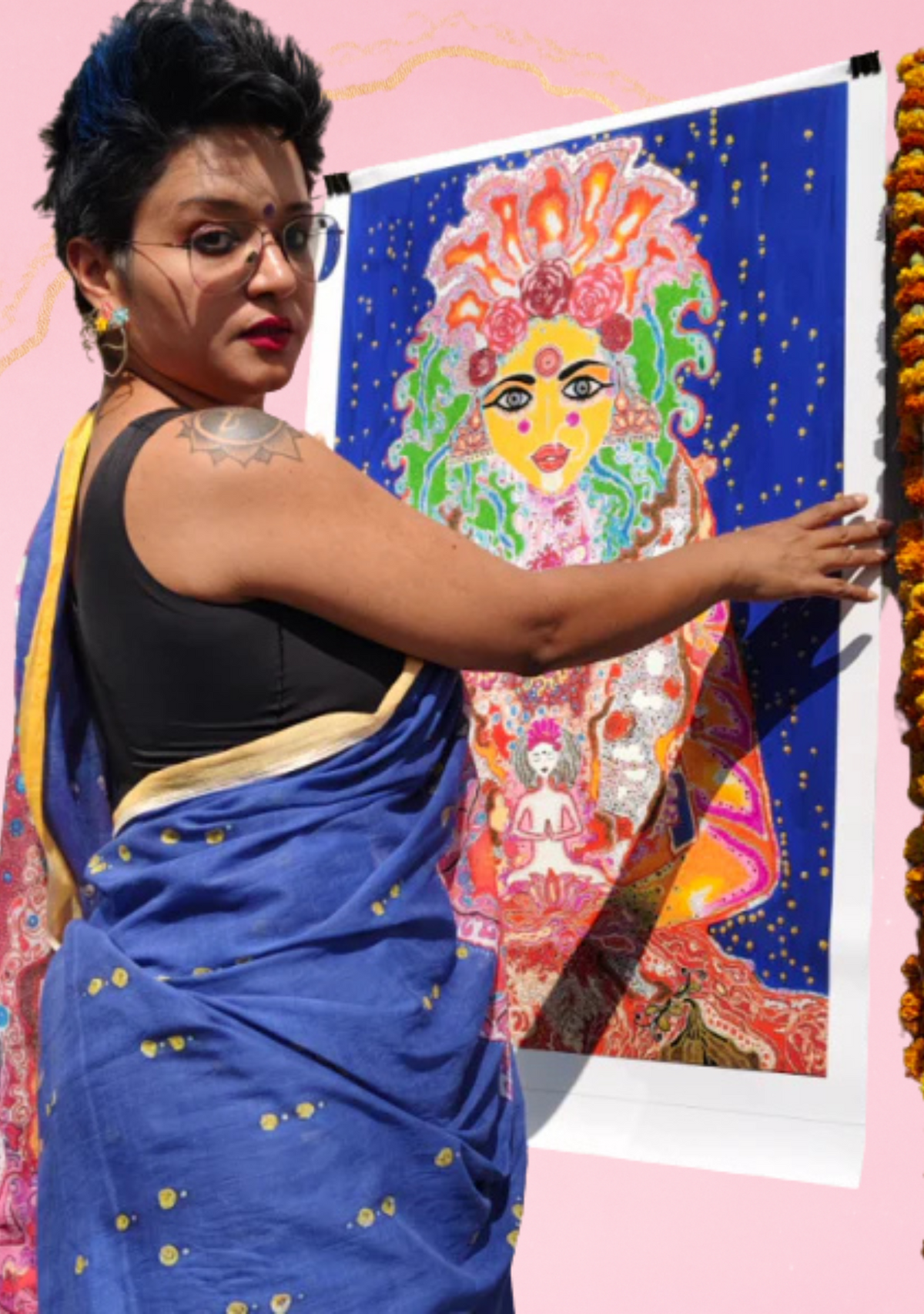 Raasleela Mul Saree