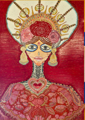 Zapotec Silk Saree