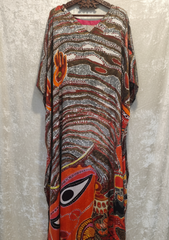 Durga Brown Kaftan