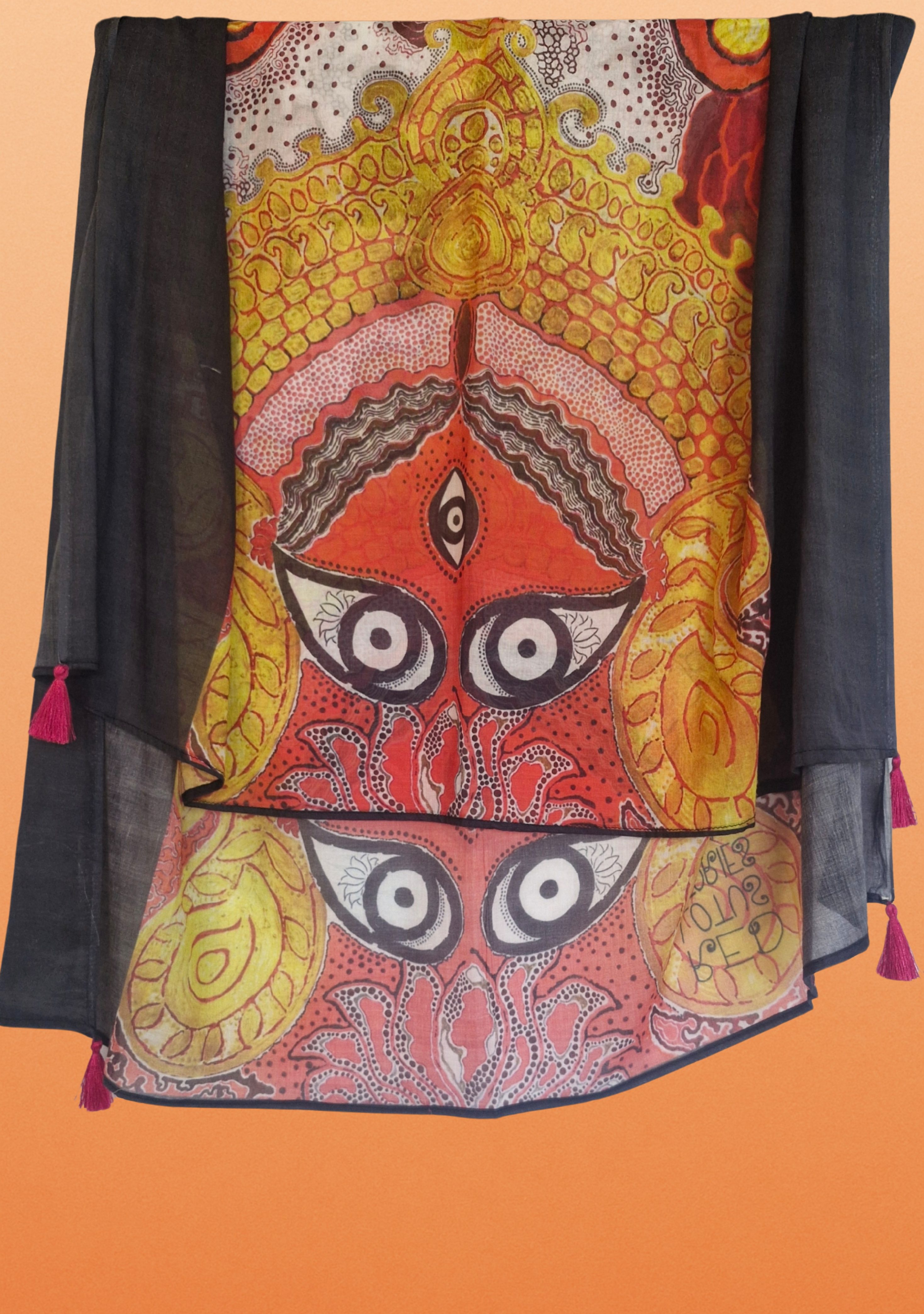 Crowned Durga Stole
