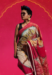 Zapotec Silk Saree
