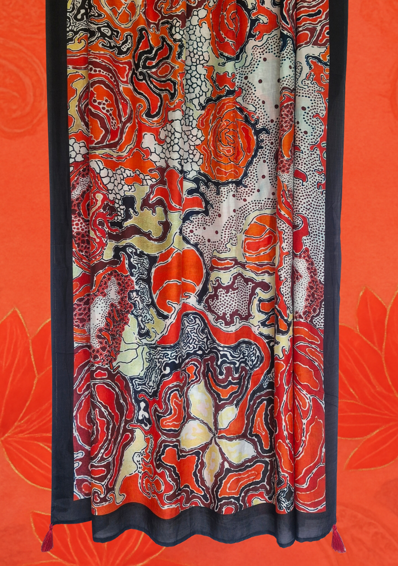 Coca Cola Silk Saree