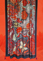 Coca Cola Silk Saree