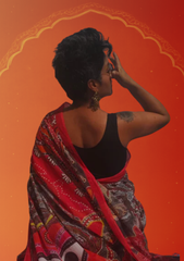 Durga Earthy Mul Saree