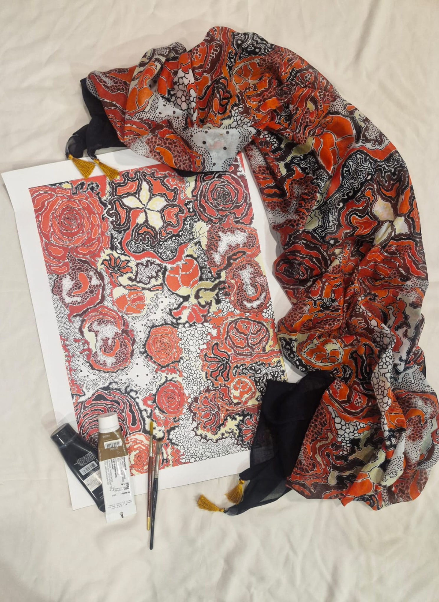 Enchanted forest Stole