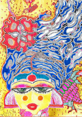 Durga Blue Stole