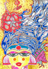 Durga (Blue)