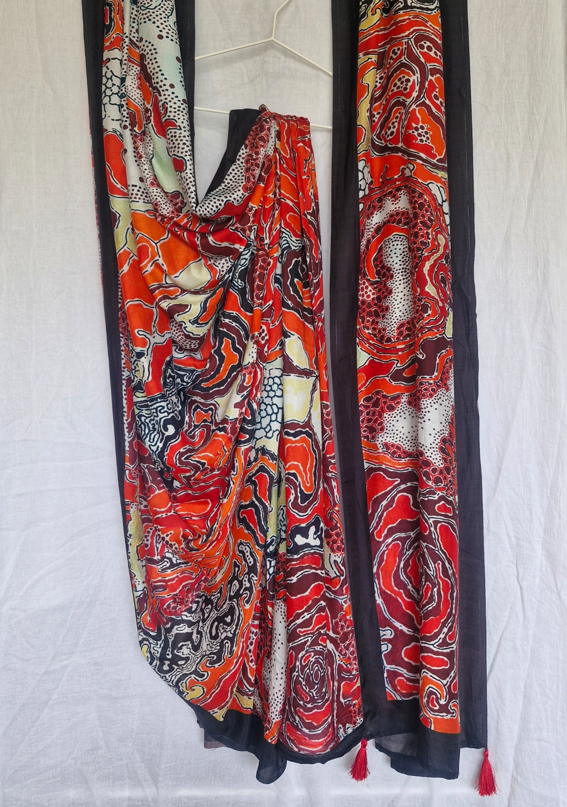 Coca Cola Silk Saree