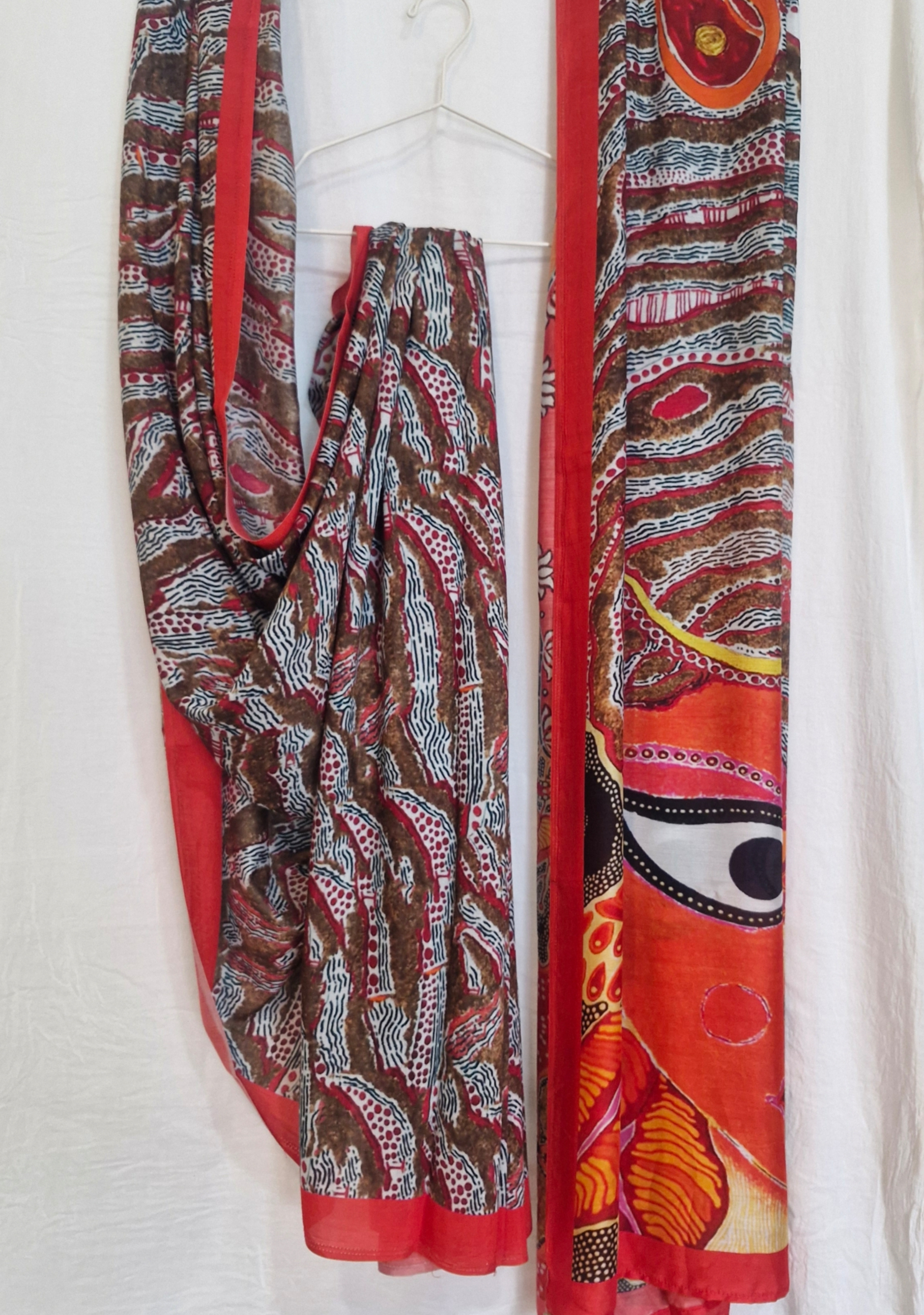 Durga Earthy Mul Saree