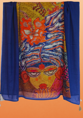 Durga Blue Stole