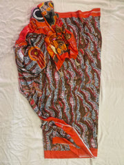 Durga Brown Saree