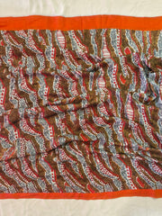 Durga Brown Saree
