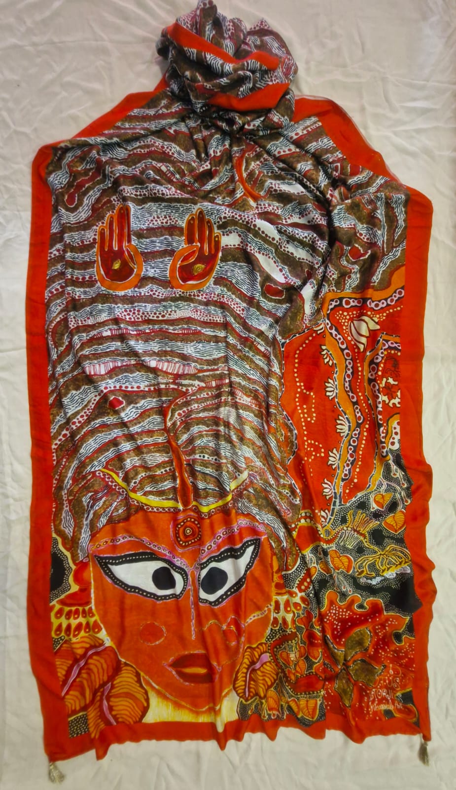 Durga Brown Saree